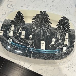 JOHN DERIAN x TARGET skeleton Halloween tray